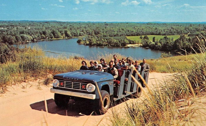 Saugatuck Dune Rides (Dune Schooners) - Postcard (newer photo)